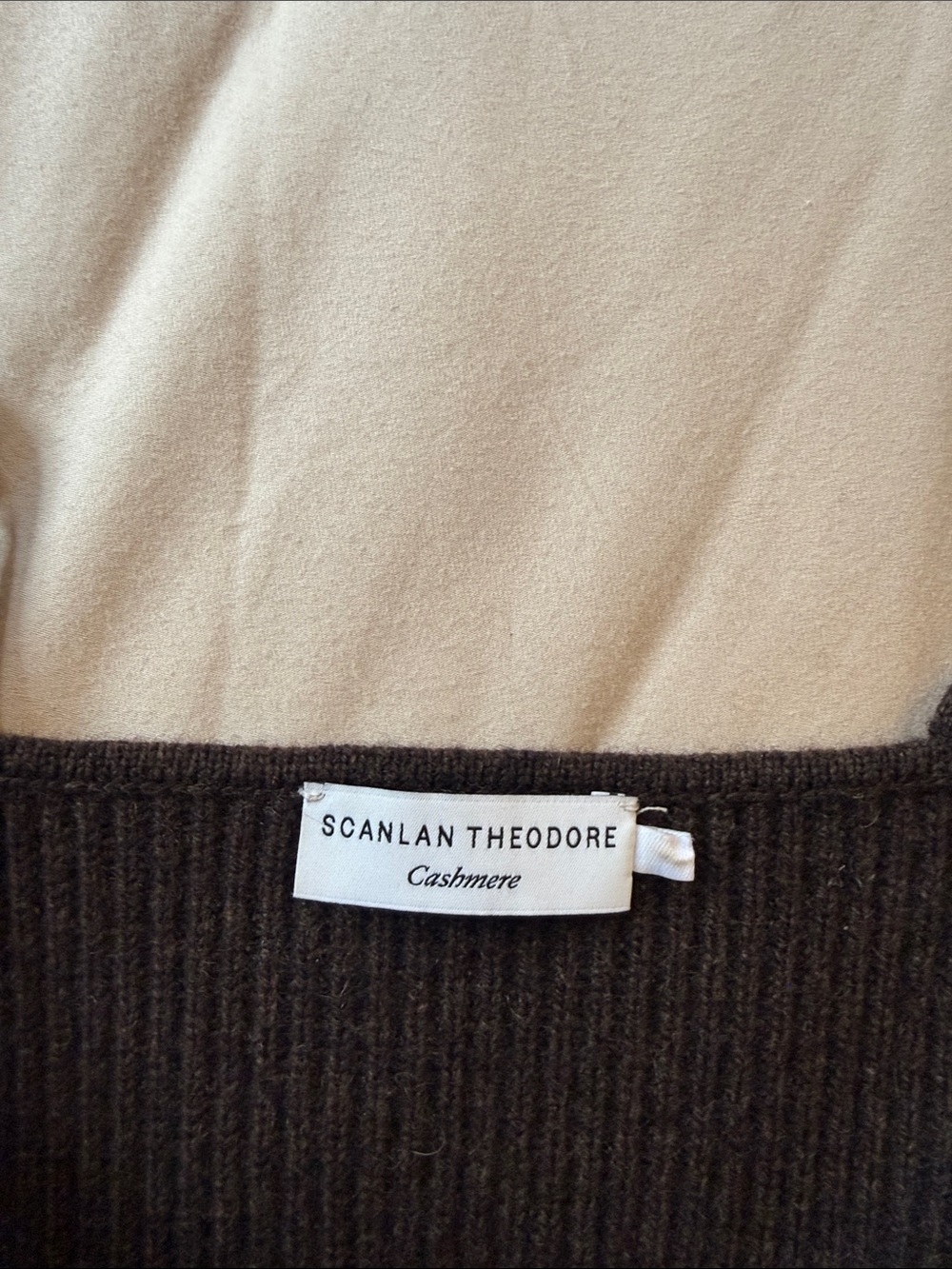Scanlan Theodore Black Ribbed Knit Bralette - Picture 3 of 6